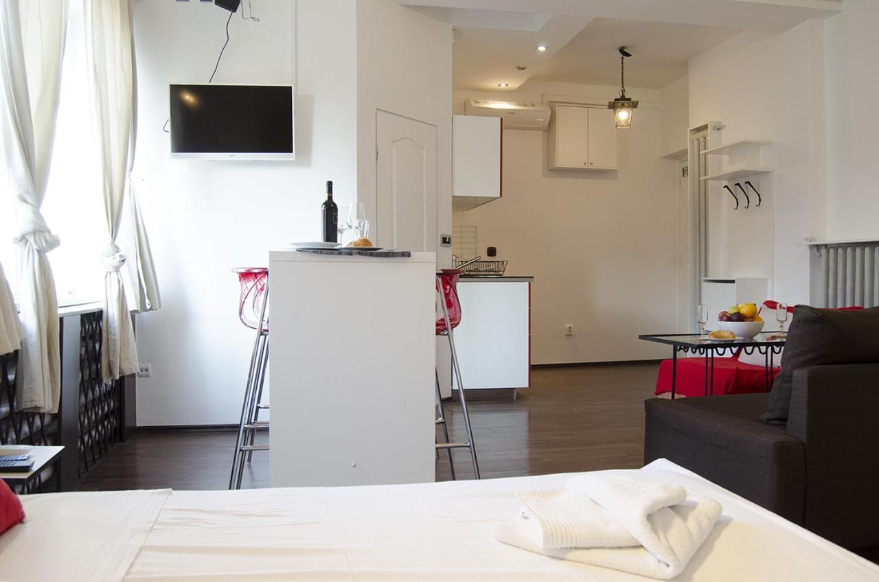 Studio Apartment With A View Of Ban Jelacic Square Zagreb Dış mekan fotoğraf
